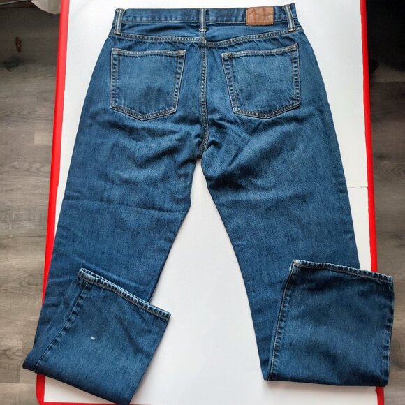GAP Denim jeans men's size 33/34 denim blue standard fit - Picture 3 of 14